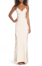 Women's Maria Bianca Nero Shannon Lace Inset Gown - Pink