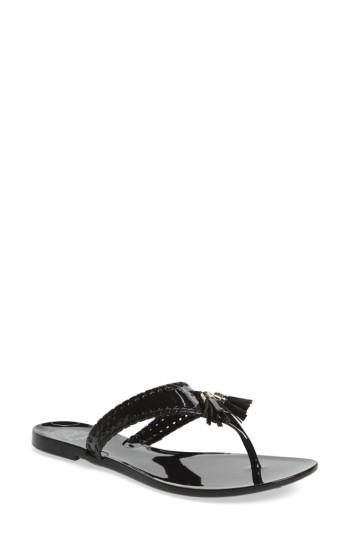 Women's Jack Rogers Alana Waterproof Flip Flop M - Black