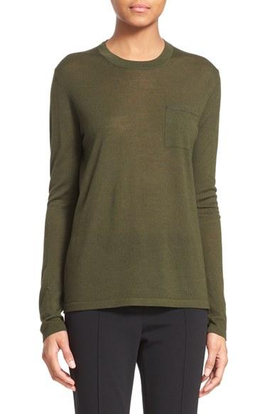 Women's Alexander Wang Wool & Silk Crewneck Sweater