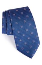 Men's Nordstrom Open Ground Silk Tie, Size - Blue