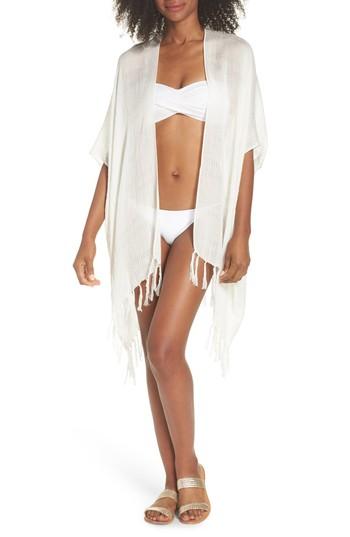 Women's Echo Bayshort Cover-up Cardigan, Size - White