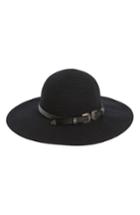 Women's Bcbg Belted Floppy Felt Hat - Black
