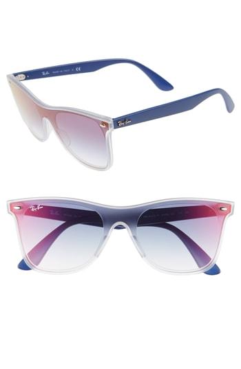 Men's Ray-ban 53mm Navigator Sunglasses - Purple Blue