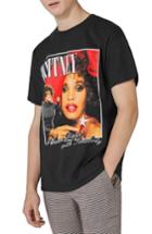 Men's Topman Whitney Houston Graphic T-shirt, Size - Black