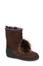 Women's Sheridan Mia Toto Genuine Fox Fur Bootie Eu - Beige