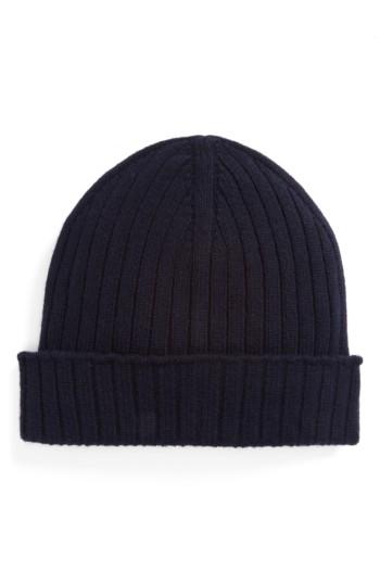 Men's A.p.c. Wool Knit Cap - Blue