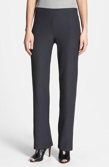 Women's Eileen Fisher Straight Leg Crepe Pants