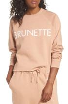 Women's Brunette The Label Middle Sister Brunette Sweatshirt /small - Coral