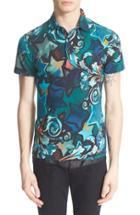 Men's Versace Print Polo