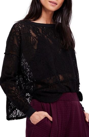 Women's Free People Not Cold In This Top - Black