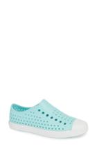 Women's Native Shoes Jefferson Cap Toe Perforated Sneaker M - Blue/green