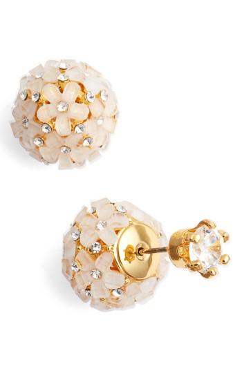 Women's Nina Front To Back Flower Ball Earrings