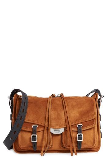 Rag & Bone Field Leather Messenger Bag - Brown