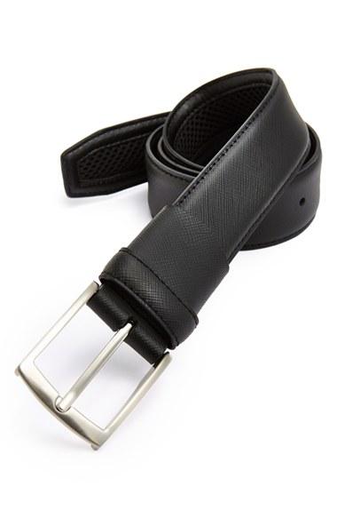 Men's Nordstrom Men's Shop Saffiano Leather Belt
