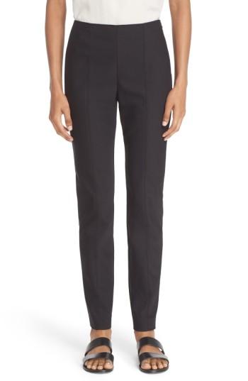Women's St. John Collection Alexa Scuba Bi-stretch Slim Crop Pants - Black