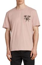 Men's Allsaints Barbed Palm Short Sleeve T-shirt - Pink