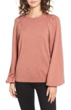 Women's Leith Blouson Sleeve Sweater - Coral