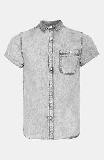 Topman Acid Wash Shirt