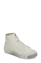 Women's Softinos By Fly London Kip High Top Sneaker Us / 35eu - White