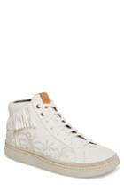 Men's Ugg Cali Fringe High Top Sneaker M - White