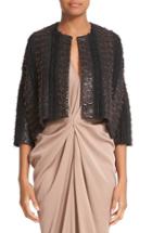 Women's Zero + Maria Cornejo Koy Stripe Jacquard Shrug