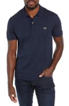 Men's Lacoste Jersey Interlock Fit Polo, Size 7(xxl) - Blue