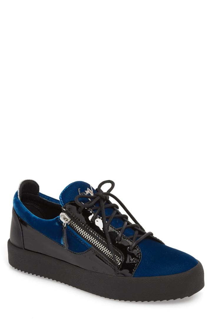 Men's Giuseppe Zanotti Camo Sneaker Us / 42eu - Blue