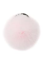 Cara Feather Pouf Ponytail Holder, Size - Pink