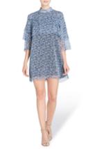 Women's Catherine Catherine Malandrino Cass Print Chiffon Dress - Blue