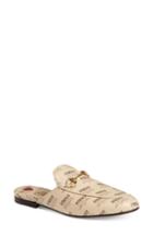 Women's Gucci Princetown Logo Invite Mule Us / 36eu - Ivory