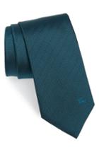 Men's Burberry Herringbone Silk Tie