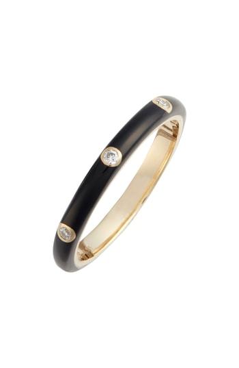 Women's Ef Collection Diamond Enamel Stacking Ring