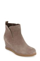 Women's Blondo 'karla' Waterproof Wedge Bootie M - Grey