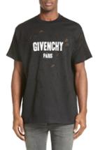 Men's Givenchy Destroyed Logo T-shirt