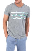 Men's Sol Angeles Palm Haze Waves Pocket T-shirt - Grey