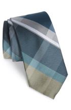 Men's Calibrate Plaid Silk Tie