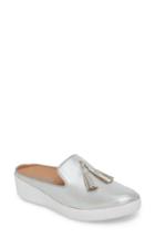 Women's Fitflop Tassel Superskate Loafer Mule .5 M - Metallic