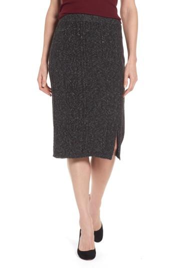 Women's Halogen Cable Knit Sweater Skirt