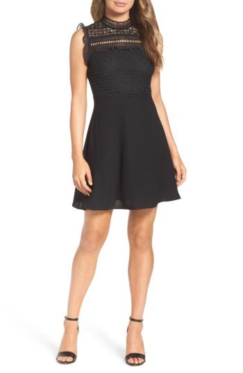 Women's 19 Cooper Lace A-line Dress - Black