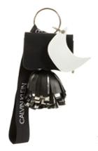 Calvin Klein 205w39nyc Optional Charms Leather Shoulder Bag - Black