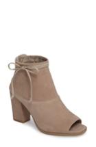Women's Seychelles Triple Threat Open Toe Bootie .5 M - Beige
