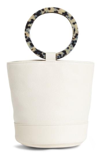Simon Miller Bonsai 20 Pebbled Leather Bucket Bag - Red