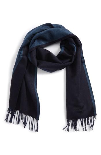 Men's Salvatore Ferragamo Double Sided Silk Scarf