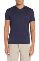 Men's Vilebrequin V-neck T-shirt, Size - Blue