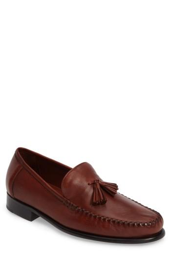 Men's Robert Zur Elon Tassel Loafer .5 M - Brown