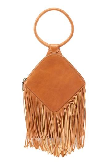 Hobo Whirl Fringe Wristlet - Brown