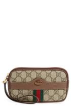 Gucci Ophidia Gg Supreme Canvas Wristlet -