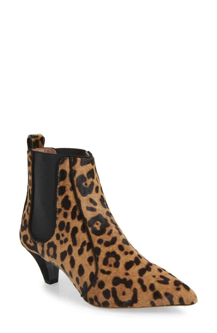 Women's Tabitha Simmons Effie Pointy Toe Chelsea Bootie .5us / 36.5eu - Brown