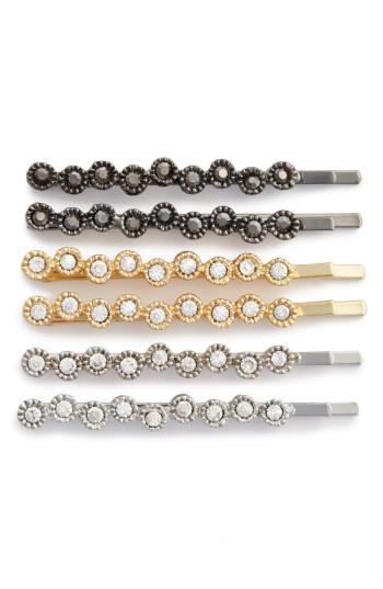 Tasha 'sparkle' Bobby Pins, Size - Metallic