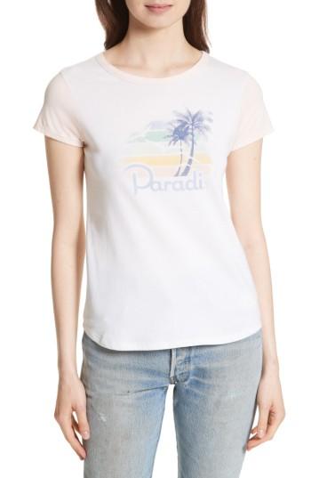 Women's La Vie Rebecca Taylor Paradise Graphic Jersey Tee - Ivory